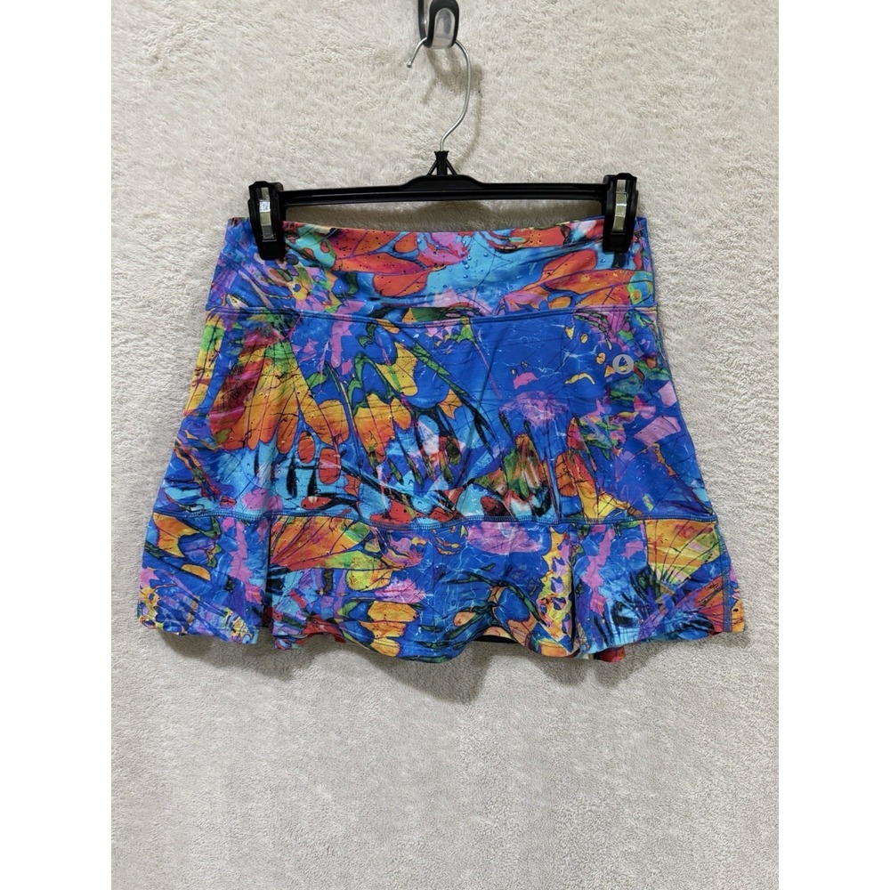 Dona Jo Ultimate Skirt Skort Colorful Print Tennis Pickleball Size 1.5 Medium